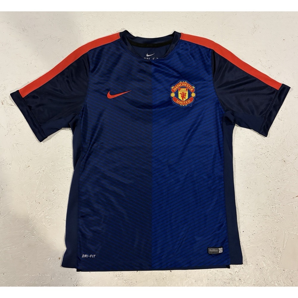 Nike FC Manchester United 2014/15 Training Football Soccer Jersey Shirt Mens L
